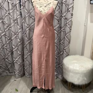 Free people Blush pink silky dress